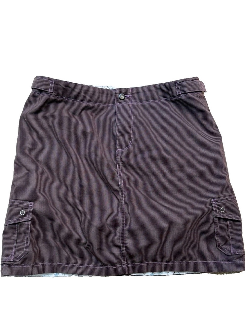 Horny Toad Brown Hiking Utility Cargo Skirt Skort Sz 6